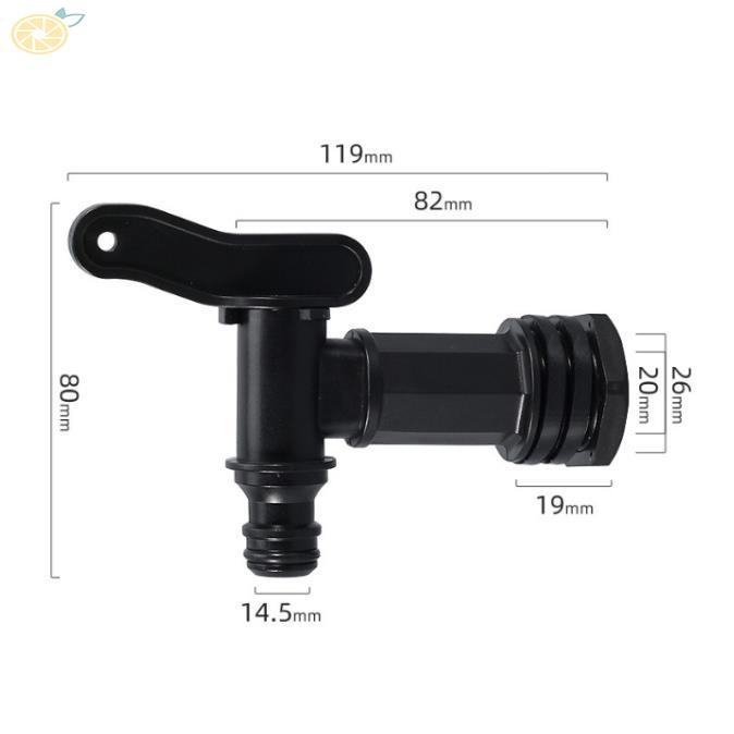【VARSTR】Hose Adapter Sturdy Universal Coarse Thread Ease Uage Good Workmanship