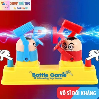  Đồ Chơi Võ Sĩ Song Đấu 023-8D - Battle Game - Đồ chơi đối kháng đấu sĩ đập lò xo