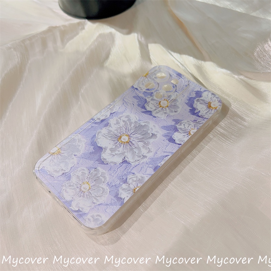 Ốp Điện Thoại Silicone Mềm Chống Sốc In Hình Tranh Sơn Dầu Cho iPhone 11 12 13 14 Pro Max X Xr Xs 8 7 6 Plus SE 2020