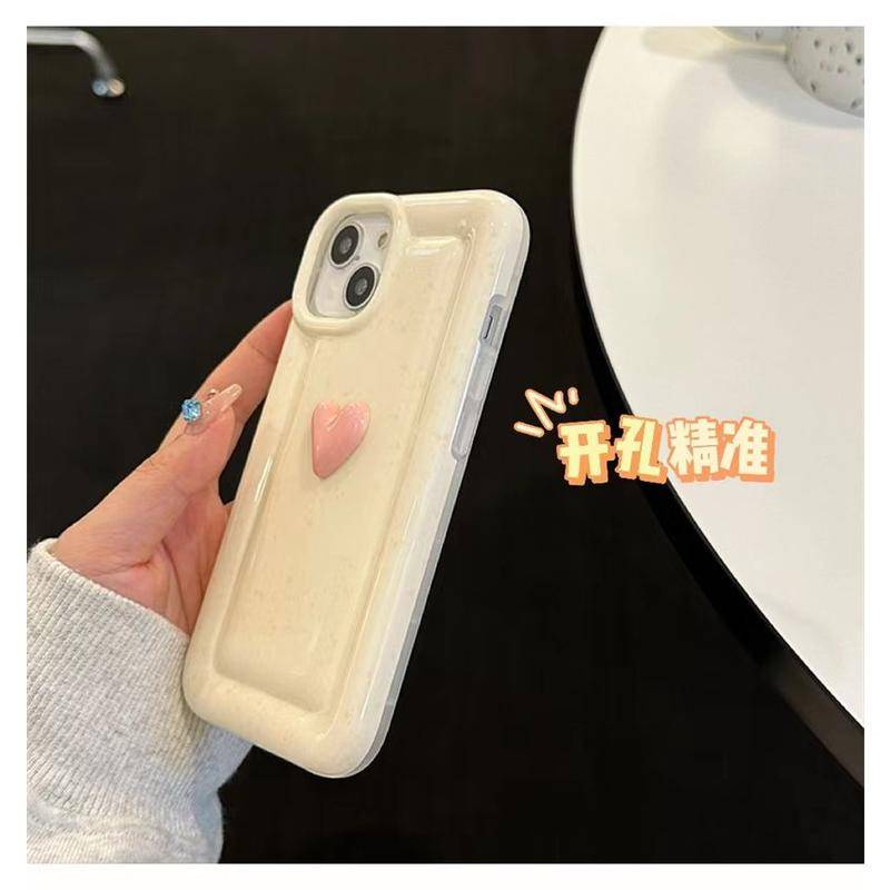 Ốp Điện Thoại Hình Trái Tim 3D Đáng Yêu Cho iPhone 14 11 pro max X Xr Xs max 7 8 Plus Se 2020 12 pro max 12 mini 13 pro max