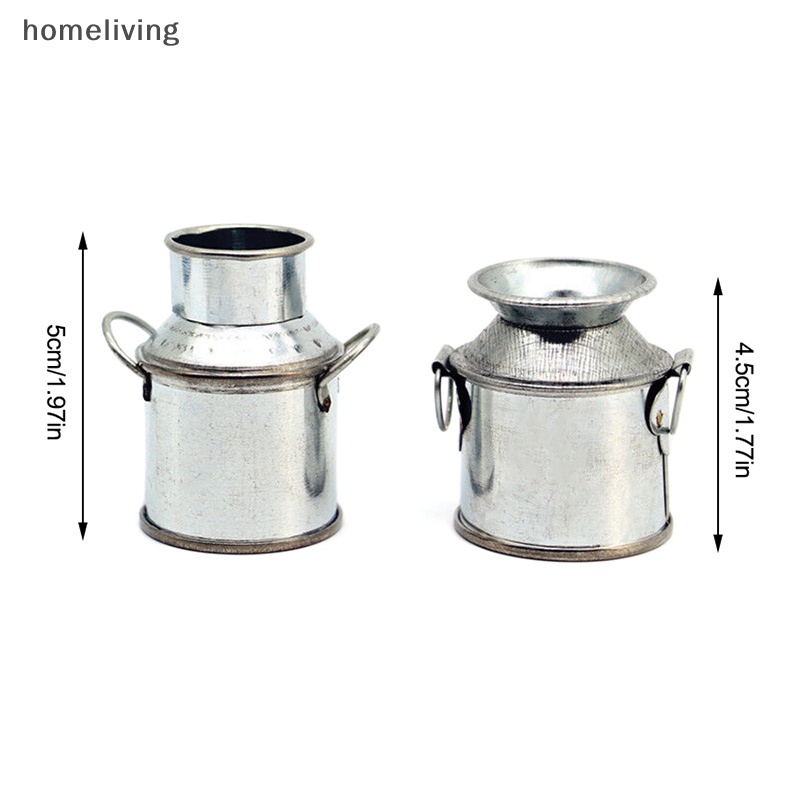 Mô Hình Bình Sữa 1: 12 Bằng Kim Loại Trang Trí Nhà Búp Bê