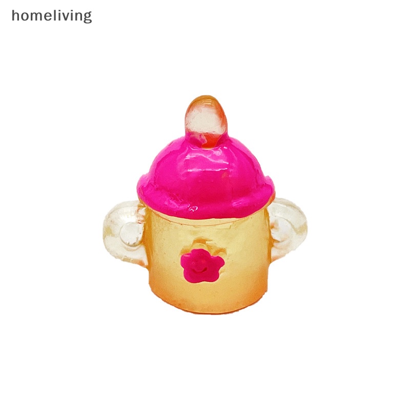 Mô Hình Bình Sữa Em Bé mini Màu Dạ Quang Trang Trí Nhà Búp Bê