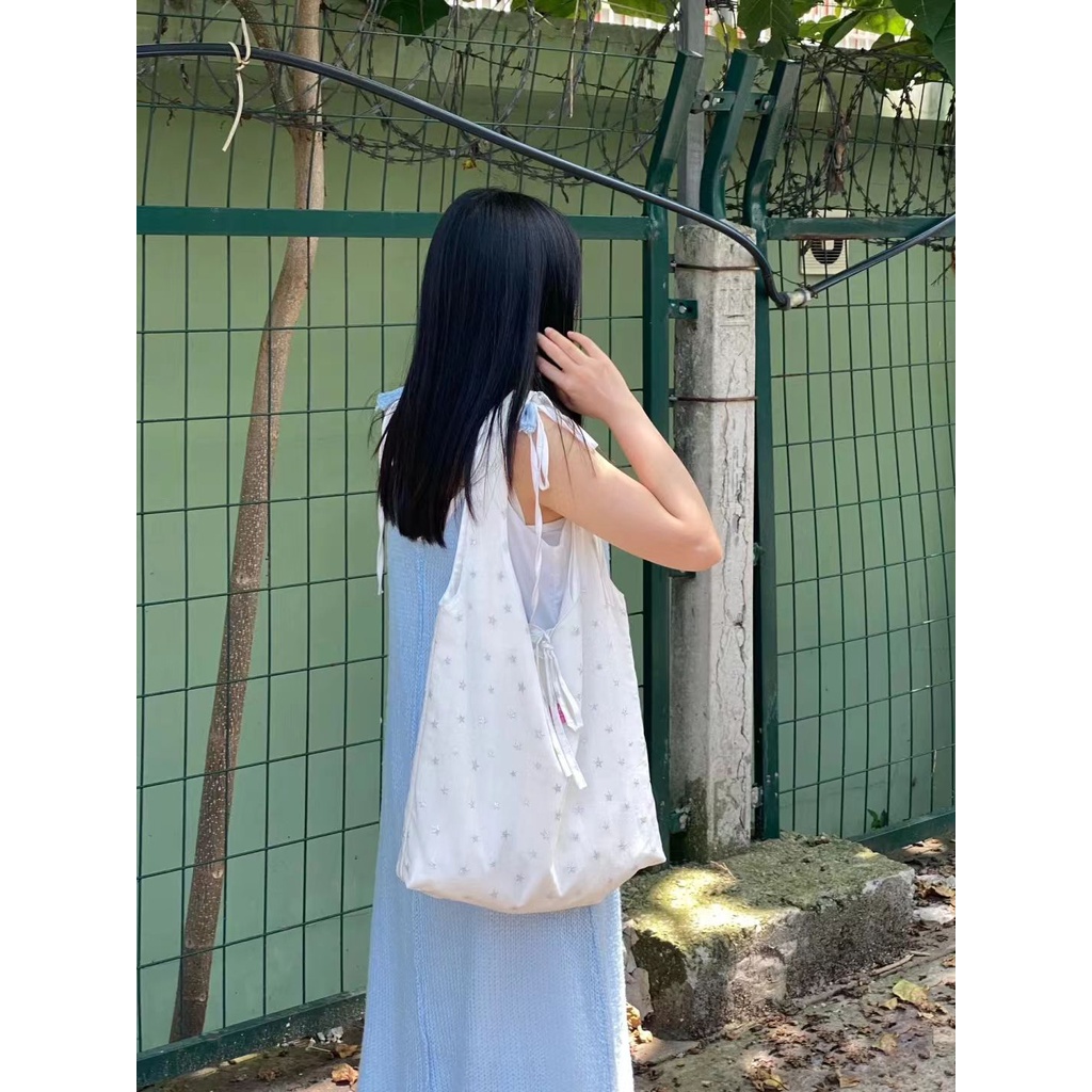 Túi Đeo Vai Vải Canvas Cỡ Lớn Kiểu Nhật Hàn Dễ Thương