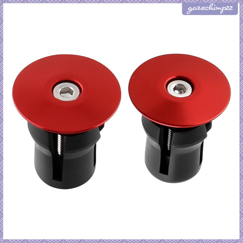 Set 2 Nắp Đậy Tay Lái Xe Đạp Bằng Hợp Kim Nhôm