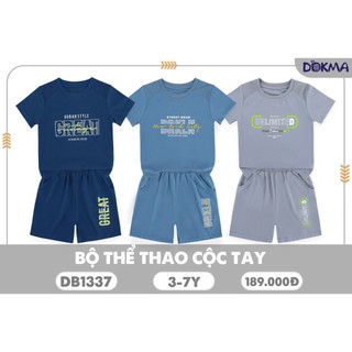 (12-22kg, 3-7Y) Bộ Thể Thao Bé Trai DOKMA DB1337