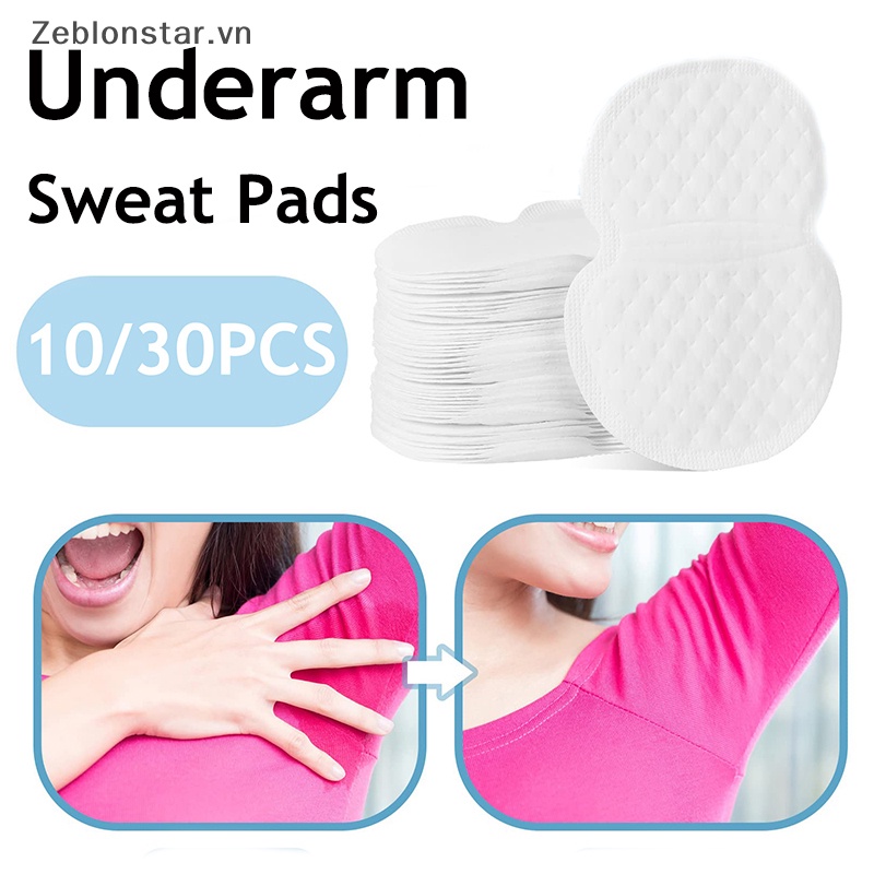 Set 10 / 30 Miếng Dán Thấm Hút Mồ Hôi Cho Vùng Da Dưới Cánh Tay