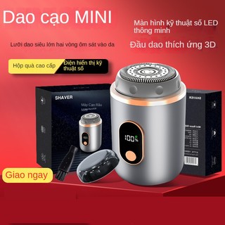 Dao Cạo Râu Điện Tử Thông Minh Mini Màn Hình Kỹ Thuật Số Có Thể Sạc Lạ