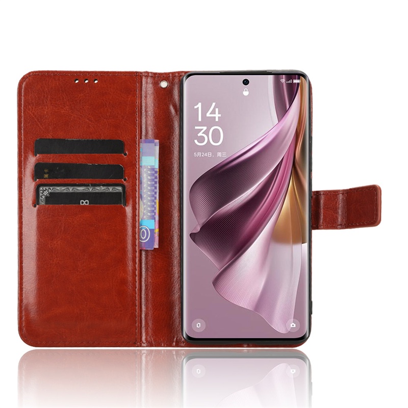 Ốp Dạng Lật Bằng Da Dành Cho OPPO Reno10 5G Reno 10 Pro Pro +