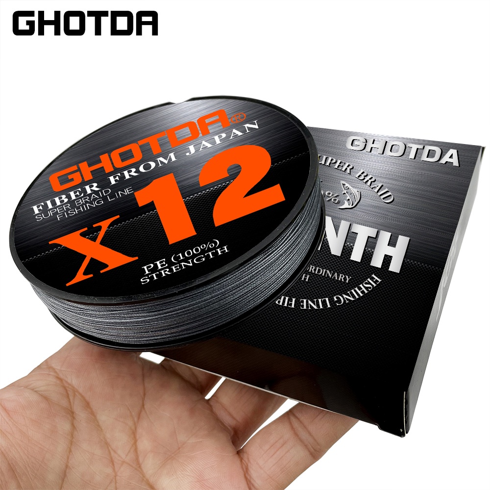 9 / 12 Dây PE Bện Dây Multifiber Nhật Bản Nhập Khẩu Vải PE Dây Cho Cá Chép Dây Câu 0.6-8.0