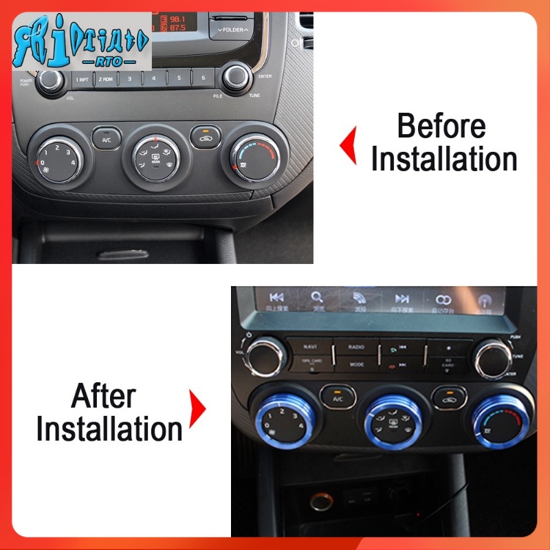 Vỏ Bọc Nút Điều Khiển Máy Điều Hòa Xe Hơi Kia K3 Cerato YD S Sport + Forte S LX 2017 2018