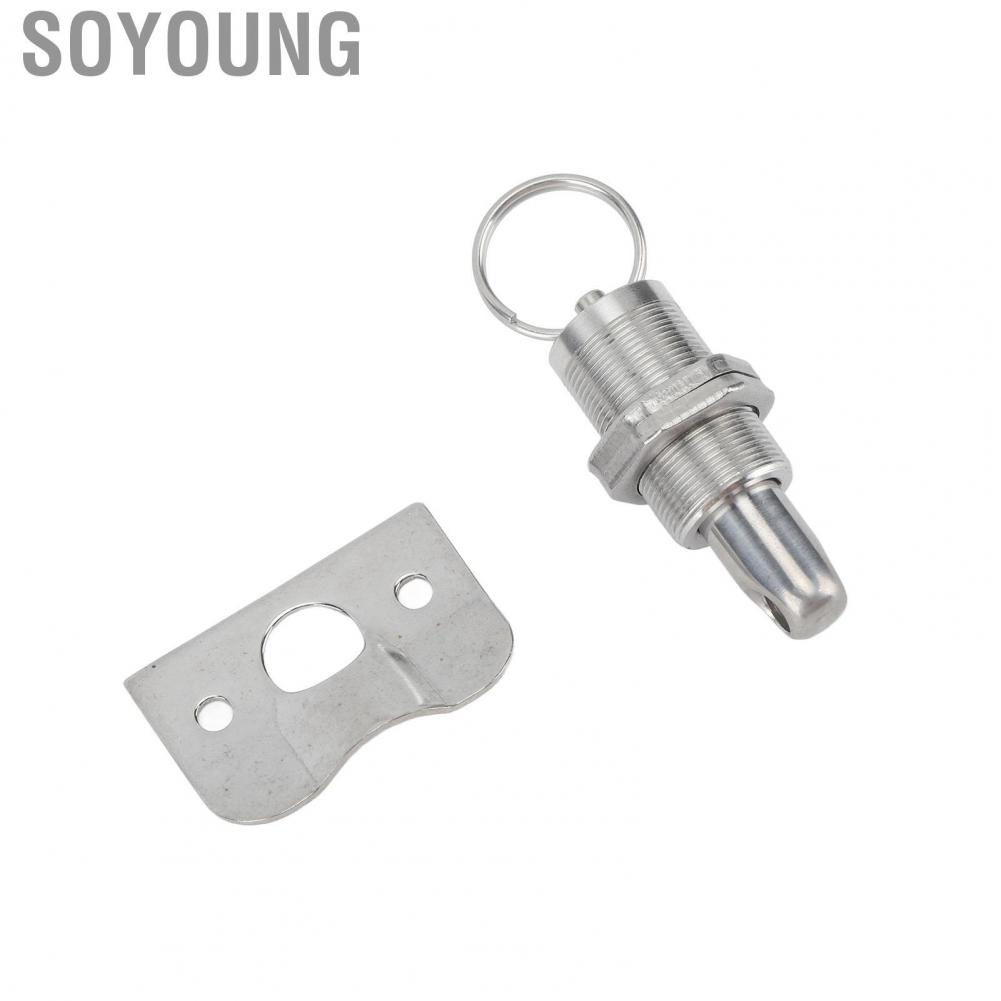 Soyoung 58.5mm Latch Lock Fastener 304 Stainless Steel Mirror Polished Multi Purpose Fasteners for Ship Yacht Boat