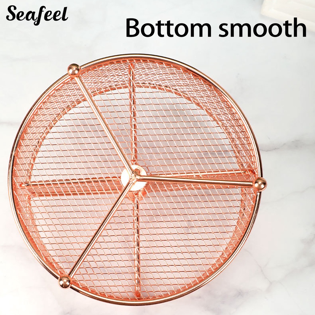 Giá Đỡ Bút 4 Ngăn Xoay 360 Độ Bằng Kim Loại Tiện Dụng Cho Gia Đình