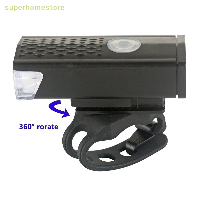 Bộ Đèn Pha LED Sạc USB Cảnh Báo An Toàn Cho Xe Đạp Leo Núi