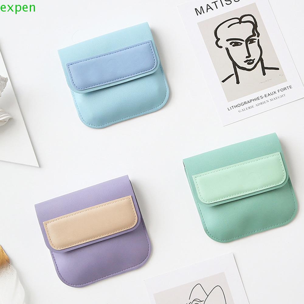 Ví Da Đựng Tiền Xu / Son Môi Cỡ Nhỏ Thời Trang Cho Nam Và Nữ|Giá Đỡ Tai Nghe Nhiều Màu Sắc