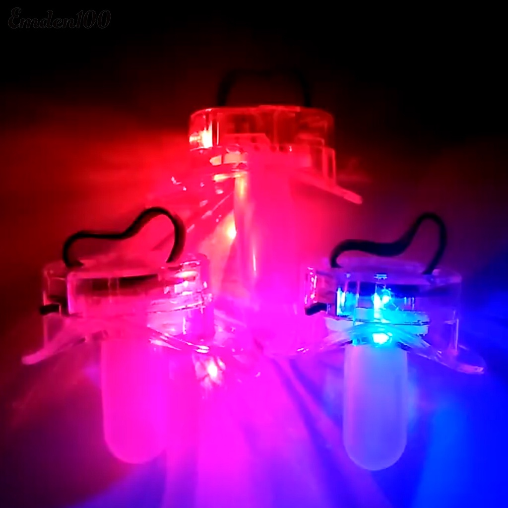 Đồ Chơi Vòng Mềm Phát Sáng Công Tắc Bên Hông Dạ Quang Giải Trí Lưỡi Lõm Đầu Đèn Nhấp Nháy Mini Phụ Kiện Lễ Hội