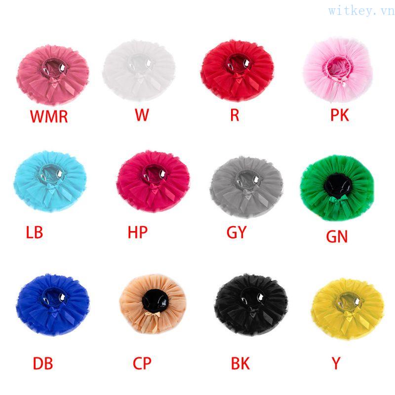 Quần Tã Mặc Nhiều Lớp Vải Tuyn Mềm Mại Đính Nơ Dễ Thương Dành Cho Bé Gái