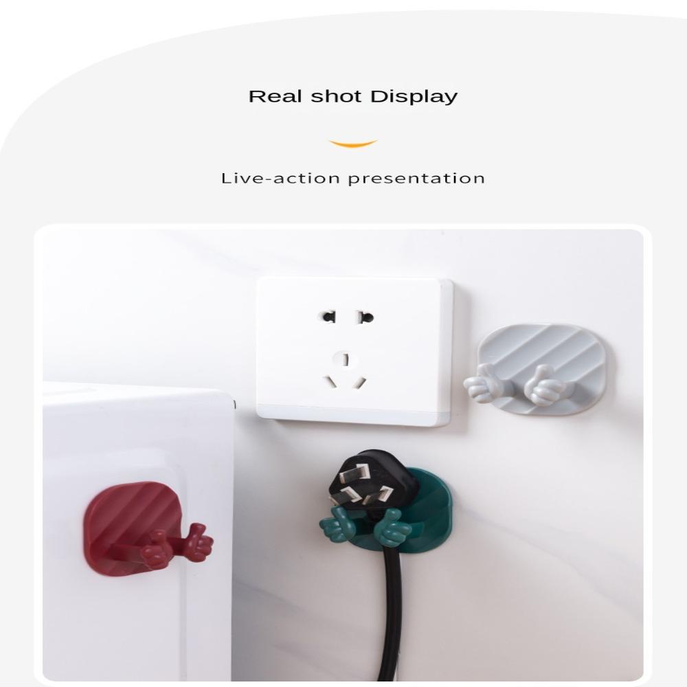 Móc Treo Phích Cắm Dán Tường Bằng ABS Đa Năng Tiện Dụng