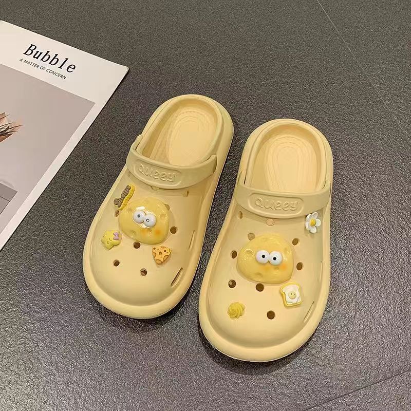 Serein dép nữ dép sandal nữ dép cross dép bánh mì đế cao giày đế cao 2023 NEW JUL1707