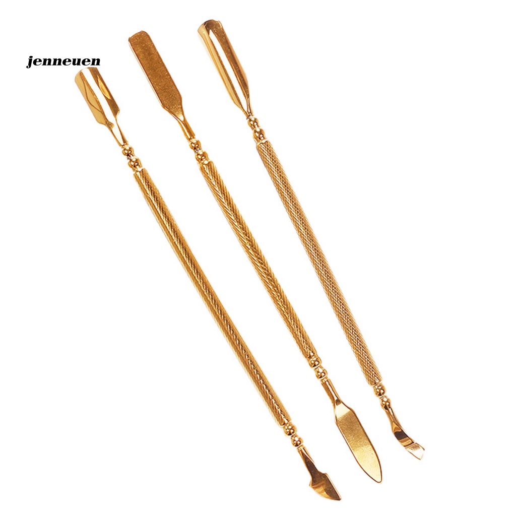 Bộ 3 Dụng Cụ Chăm Sóc Móng Tay Với Thiết Kế Hai Đầu Tiện Dụng