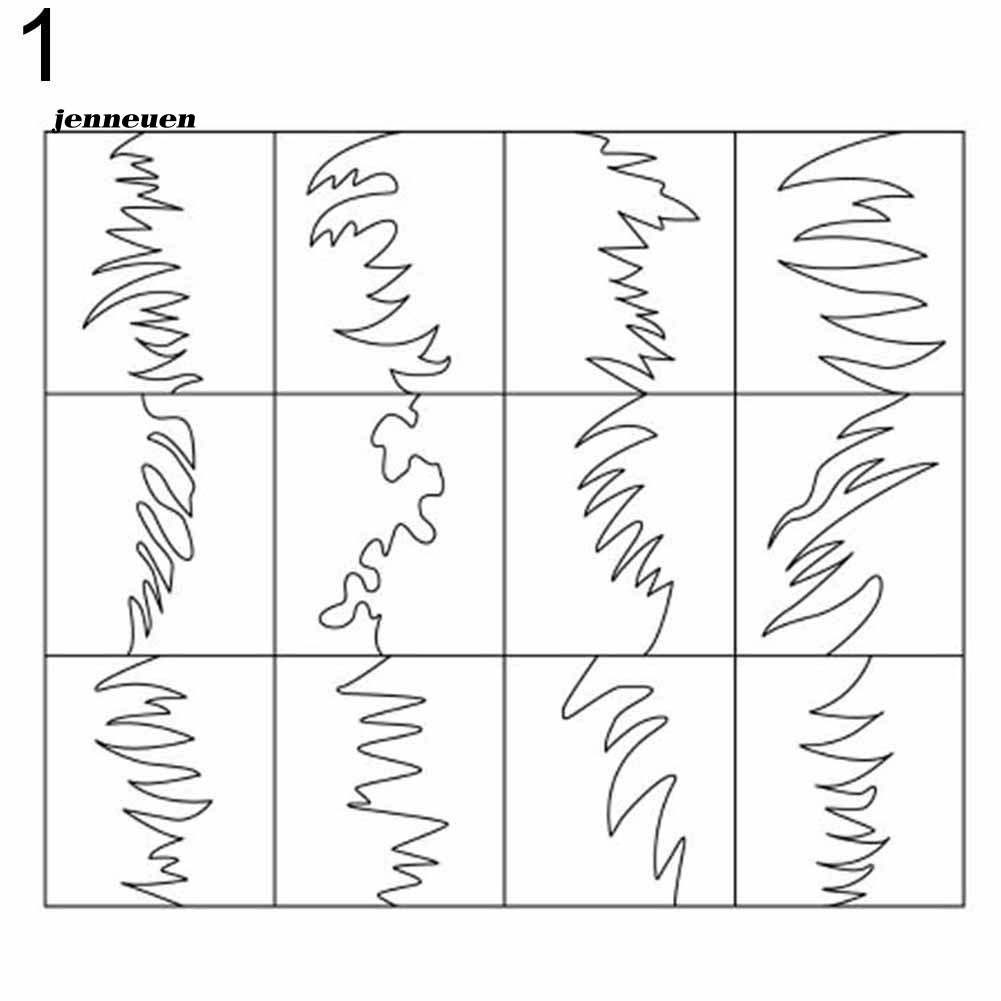 Miếng Dán Trang Trí Móng Tay In Họa Tiết Ngọn Lửa Laser Tháo Rời Được Tiện