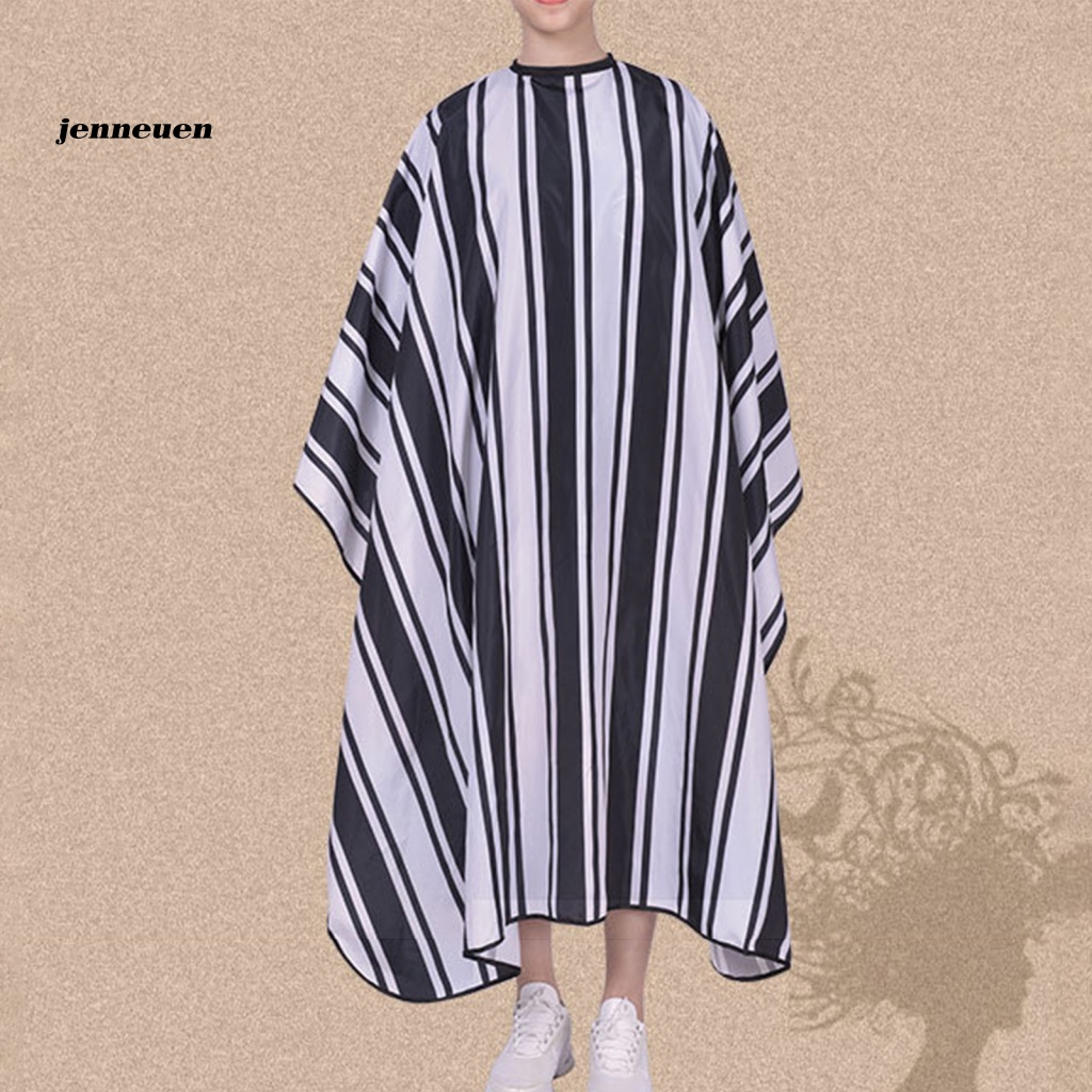 Jen Áo Choàng Cắt Tóc Kẻ Sọc Trọng Lượng Nhẹ Dễ Vệ Sinh Cho Người Lớn