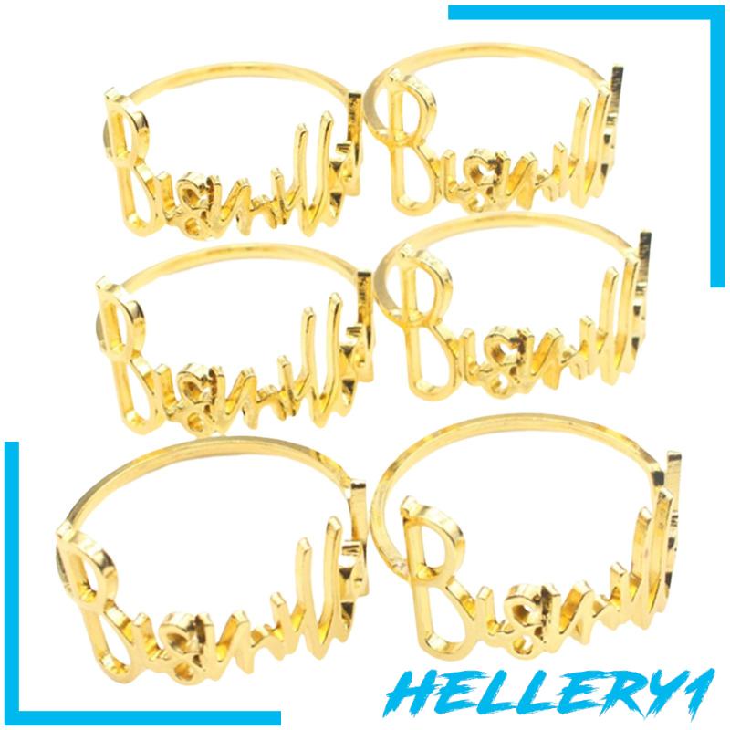 Bộ Vòng Giữ Khăn Ăn Bằng Kim Loại Có Thể Tái Sử Dụng Cho Tiệc Halloween