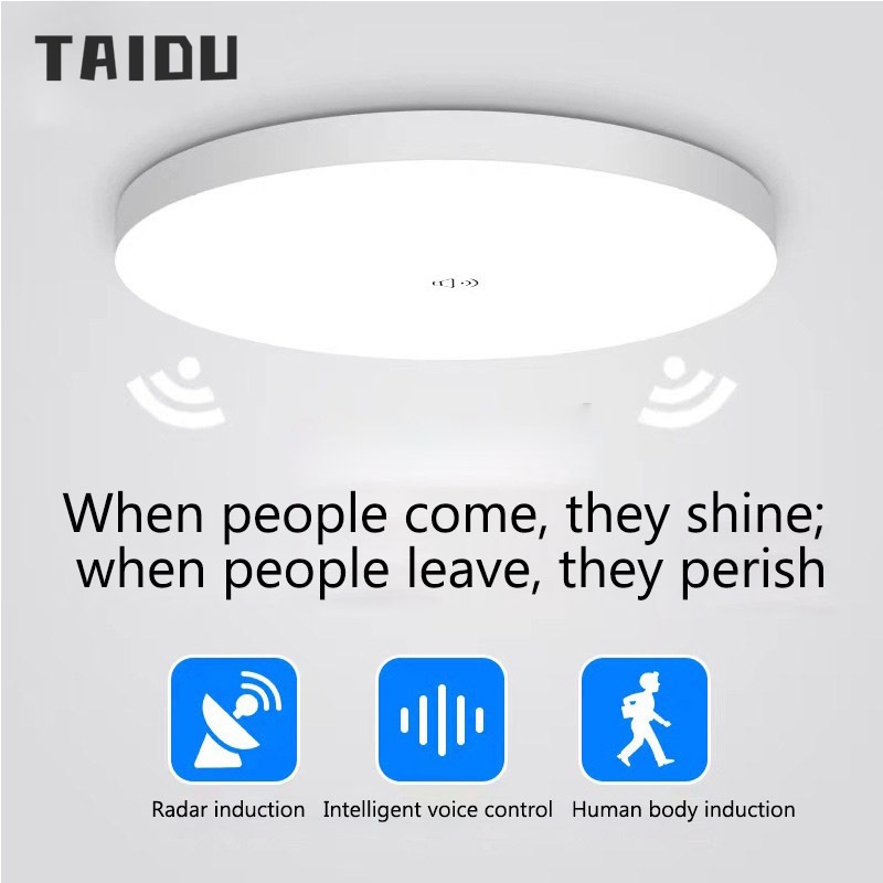 TAIDU Đèn Trần Bóng LED Cảm Biến Cơ Thể Người