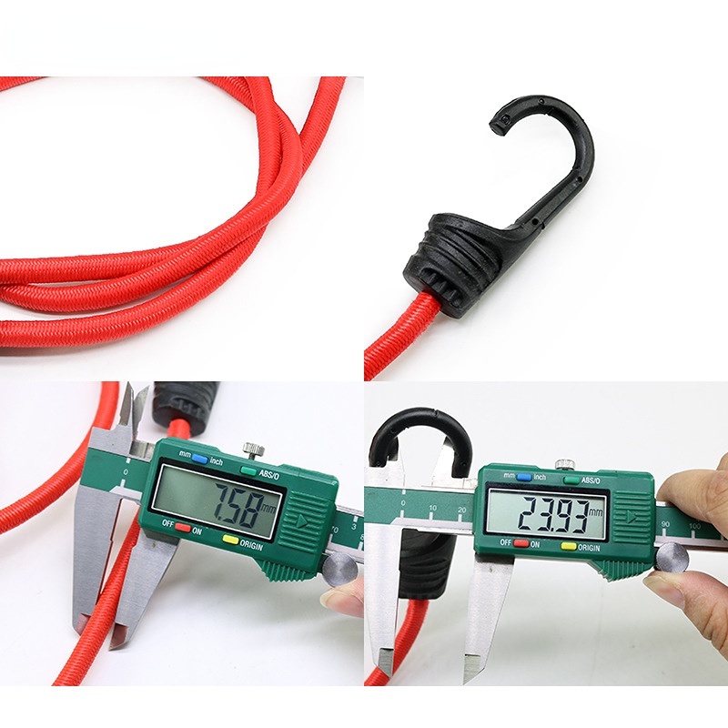 Dây Ràng Cố Định Hành Lý Co Giãn Có Móc Tiện Dụng Cho Xe Đạp / Xe Máy