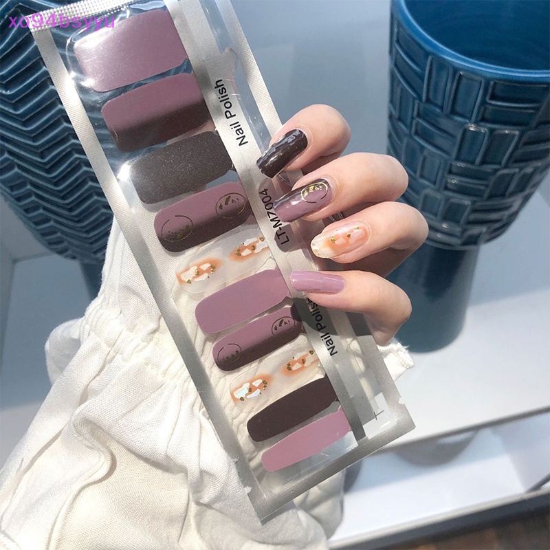 Miếng Dán Trang Trí Móng Tay xo94bsyyu Thời Trang Đính Kim Cương Xanh Dương Diy