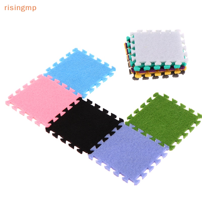 Bộ 6 Thảm Lót Sàn Nhiều Màu Tỉ Lệ 1: 12 Dùng Trang Trí Nhà Búp Bê