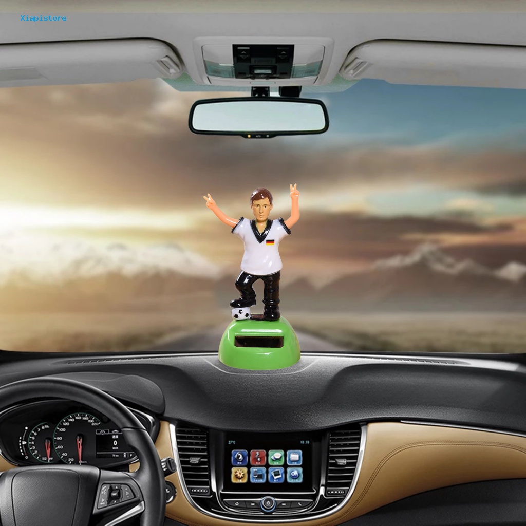 [Xiapistore] Đồ Trang Trí Xe Hơi Sử Dụng Năng Lượng Mặt Trời Tiết Kiệm Năng Lượng Hình Hoạt Hình