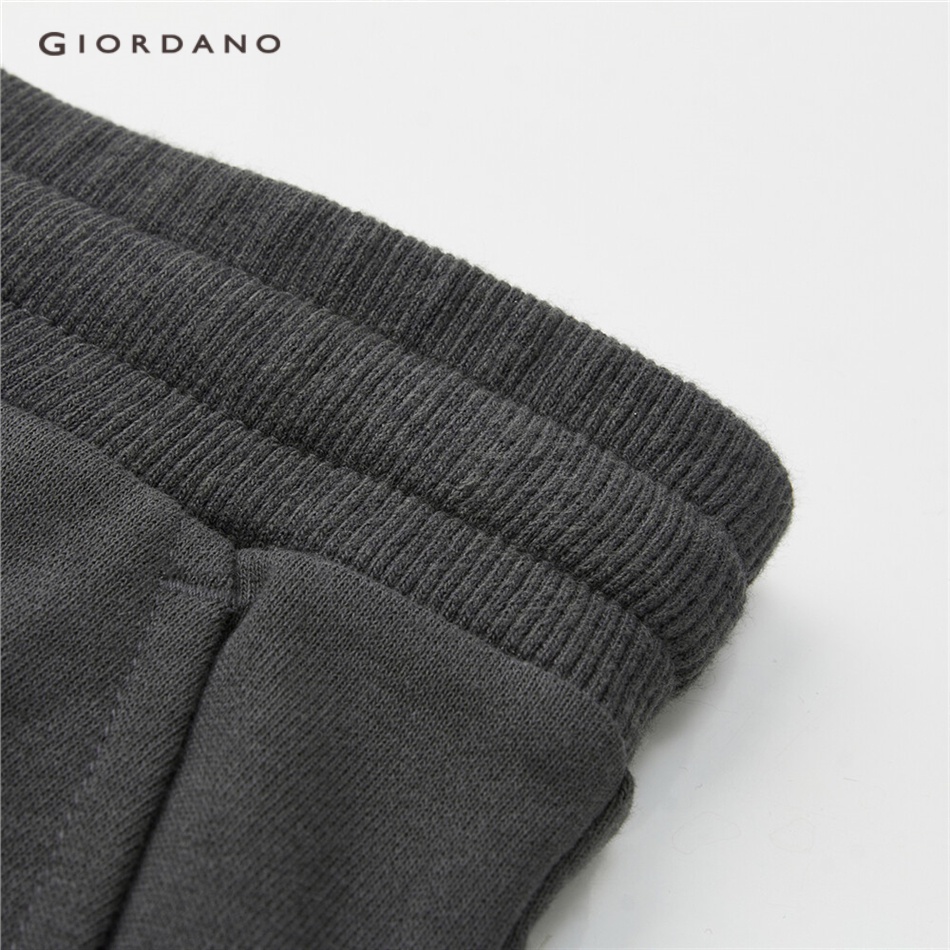 Chân váy GIORDANO 18463909 dáng dài lót terry eo co giãn phía trước