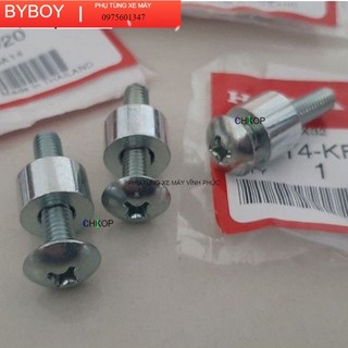 Combo bộ ốc đệm bắt mặt nạ xe wave thái, alpha, zx , rs....zin honda -chkop |