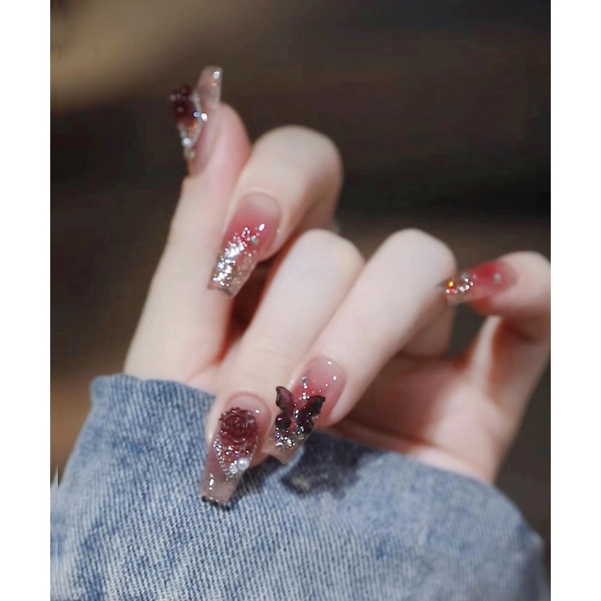 Miếng Dán Trang Trí Móng Tay Tháo Rời Được A27