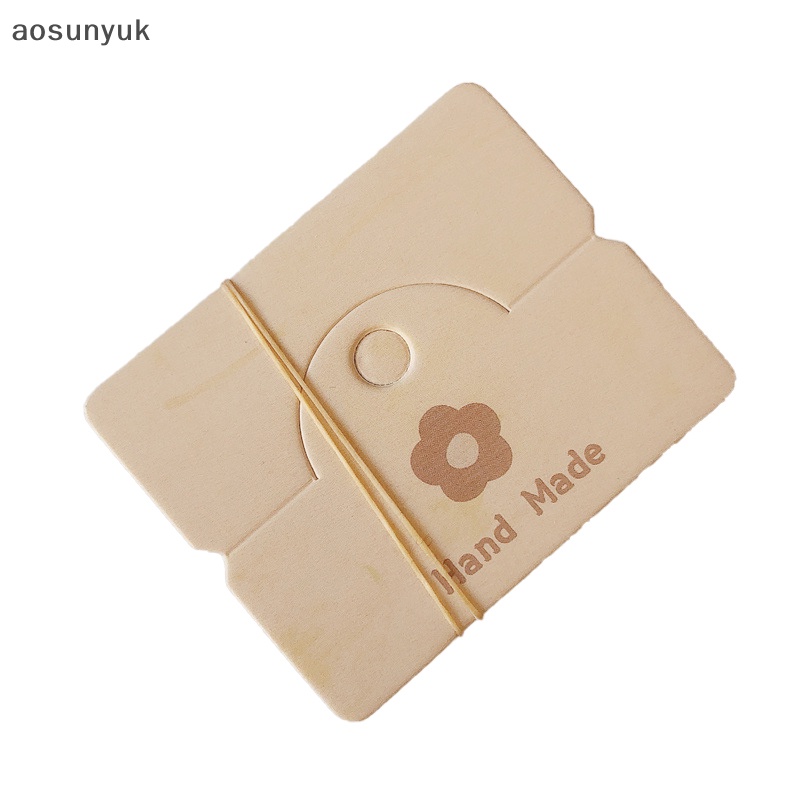 Aosunyuk Set 50 Tấm Giấy Hình Hoa Nhiều Màu Sắc Dùng Để Trưng Bày Trang Sức / Kẹp Tóc / Dây Chuyền / Vò