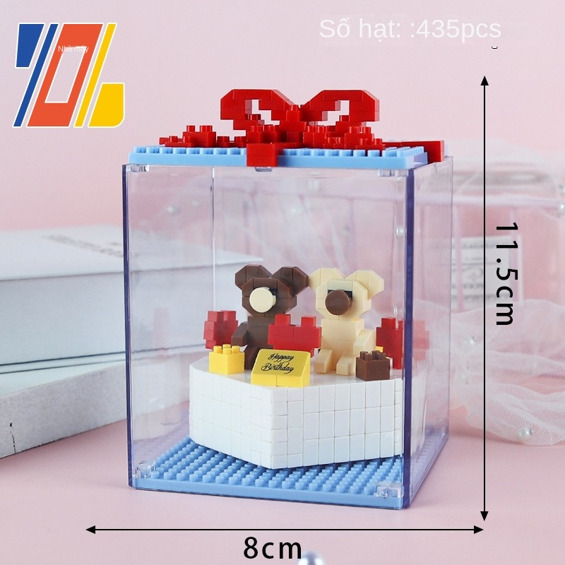 Bộ Đồ Chơi LEGO Xếp Hình Hộp Bánh Kem Cỡ Nhỏ Dễ Thương Cho Bé