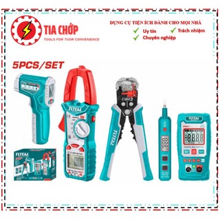  Combo 5 Dụng Cụ Kiểm Tra Điện Total   TOS23026   Bộ Dụng Cụ Chẩn Đoán Sửa Chữa Điện   