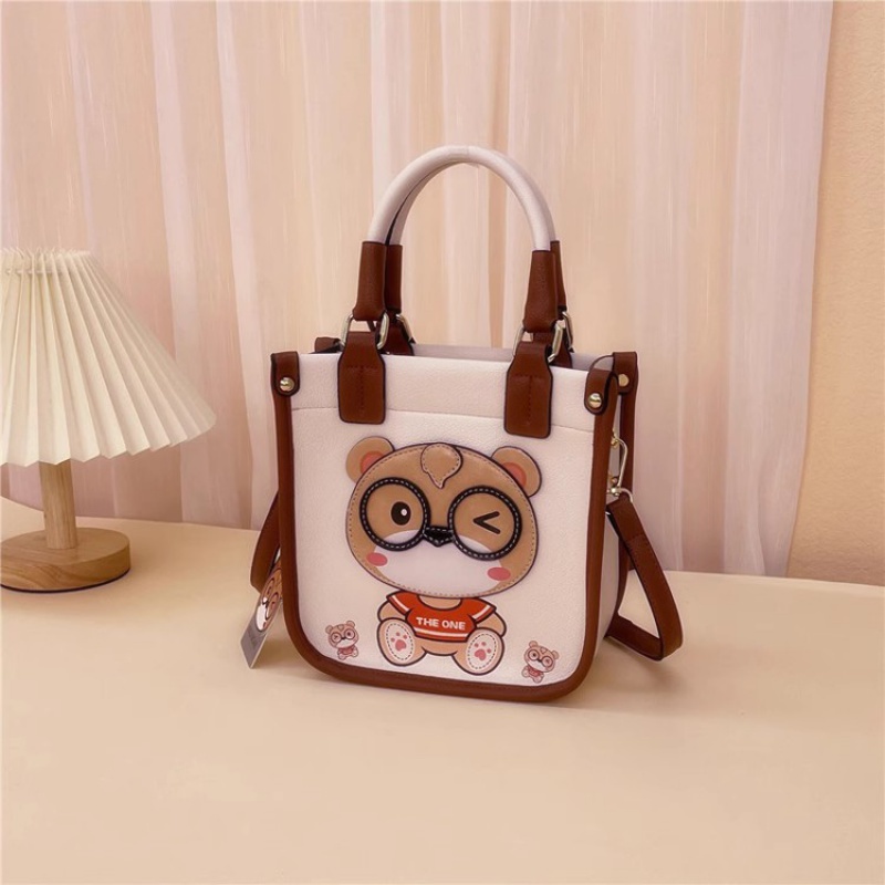 Túi Tote Đeo Vai Màu Tương Phản Phong Cách Pháp Sang Trọng Cho Nữ