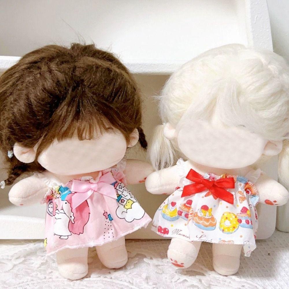Set 2 Đầm Đồ Chơi Búp Bê Xinh Xắn 20cm