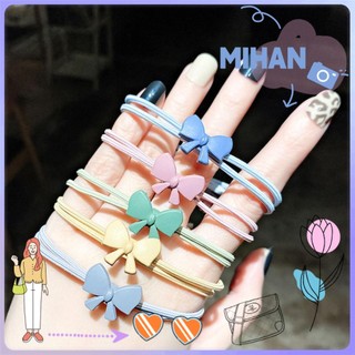 Dây buộc tóc co giãn mặt hình nơ xinh xắn