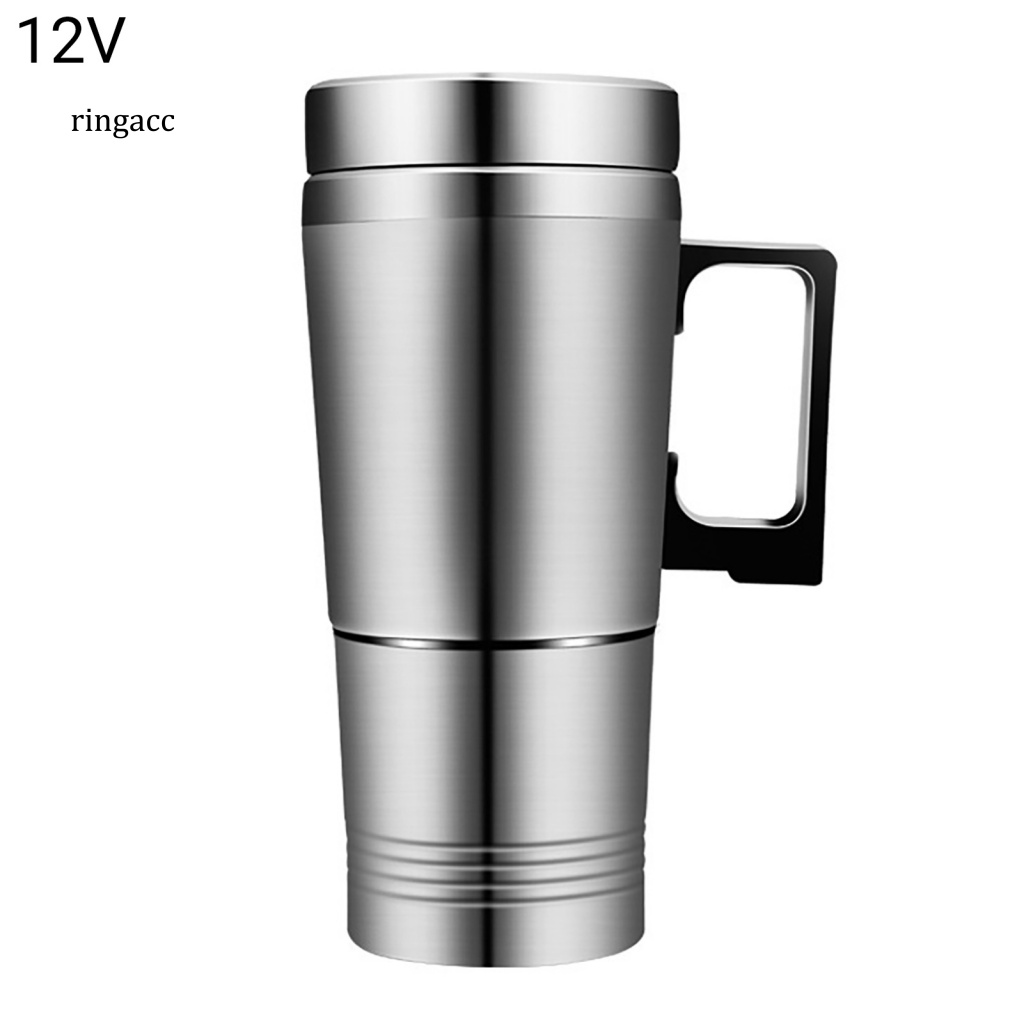 Ấm Đun Nước Bằng Thép Không Gỉ 12 / 24V 300ml Cho Xe Hơi