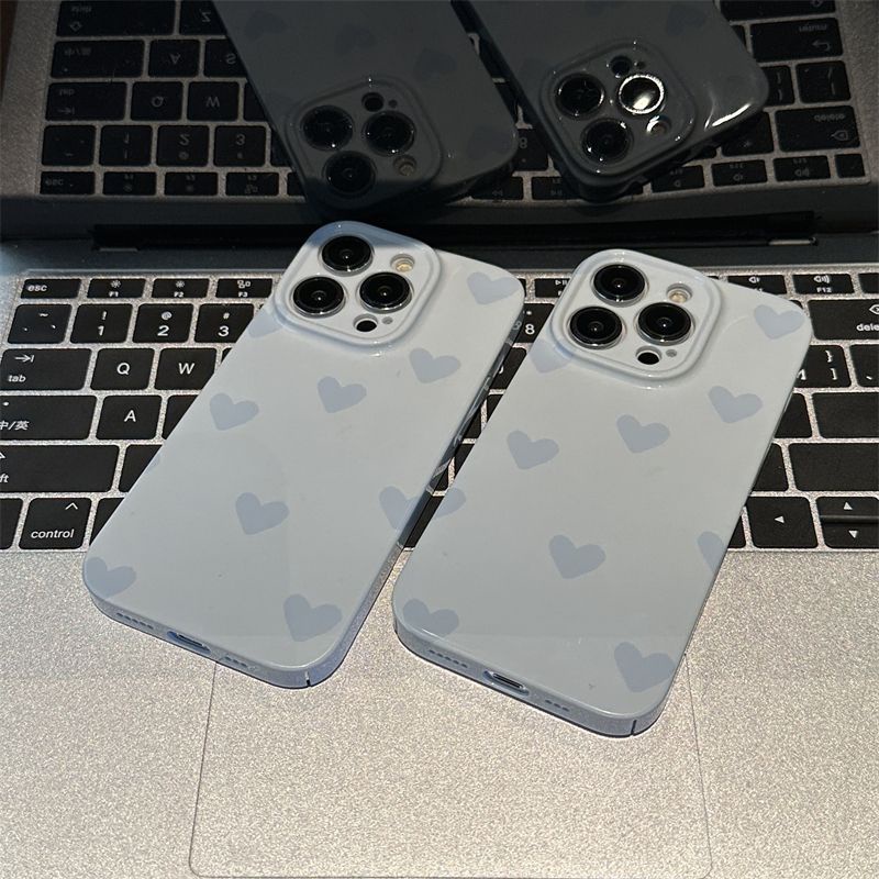 Ốp Lưng Trái Tim Nhiều Mẫu Mã Cho Điện Thoại Iphone13in Apple Blue max 14pro nrbl 66uj 11 712