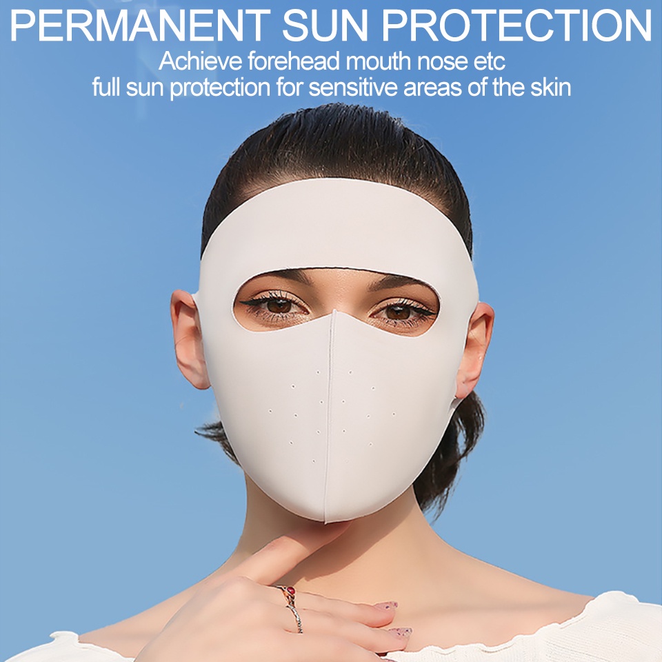 Khẩu Trang GTUBIKE Lụa Lạnh Không Đường May Chống Tia UV Thoáng Khí Thời Trang Mùa Hè Cho Nữ