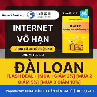 Sim du lịch intersim giao hoả tốc hcm
