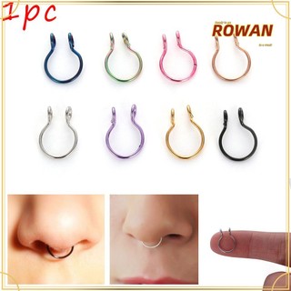 GOUPDO mũi giả bằng thép không gỉ 8mm nhiều màu sắc thời trang sành điệu dành cho nữ