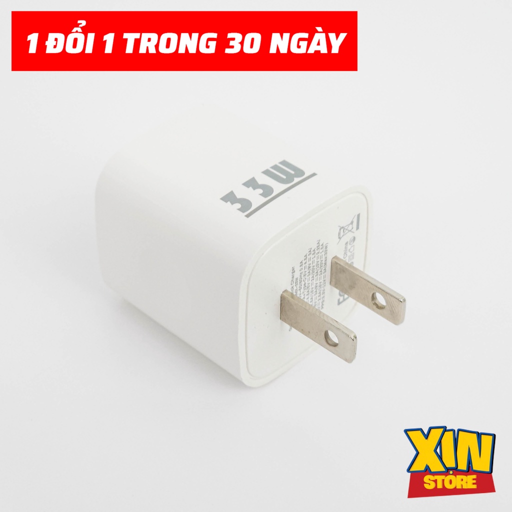 Củ sạc 33w 2 cổng 1C 1A sạc nhanh SS vs i.P