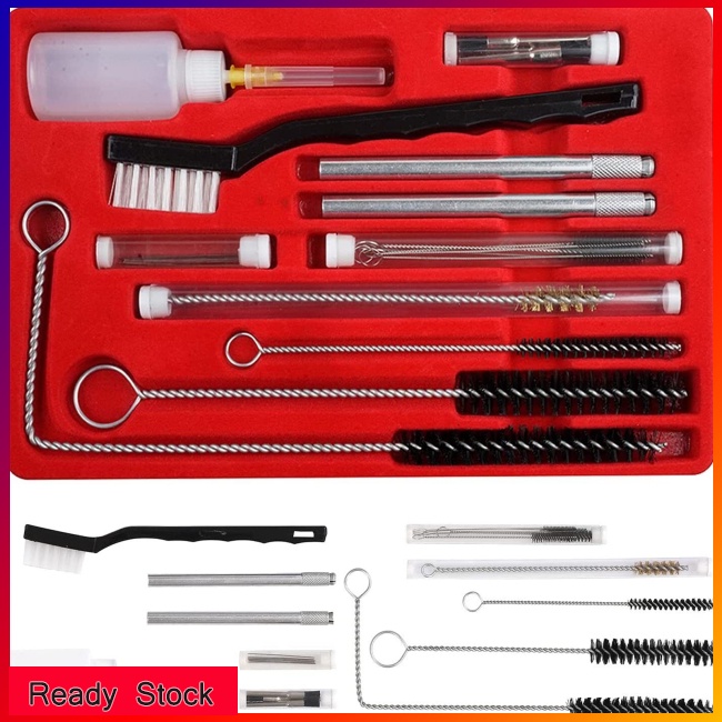 Bộ 23 Dụng Cụ Vệ Sinh Súng Phun Sơn Kèm Hộp Đựng Và Cọ Vệ Sinh
