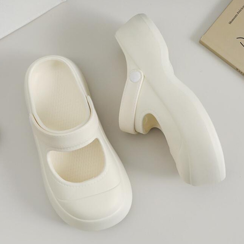 AYUER Xăng đan Đế Dày Thoải Mái Chống Va Chạm Màu Trơn Thích Hợp Đi Biển Trong Nhà Và Ngoài Trời