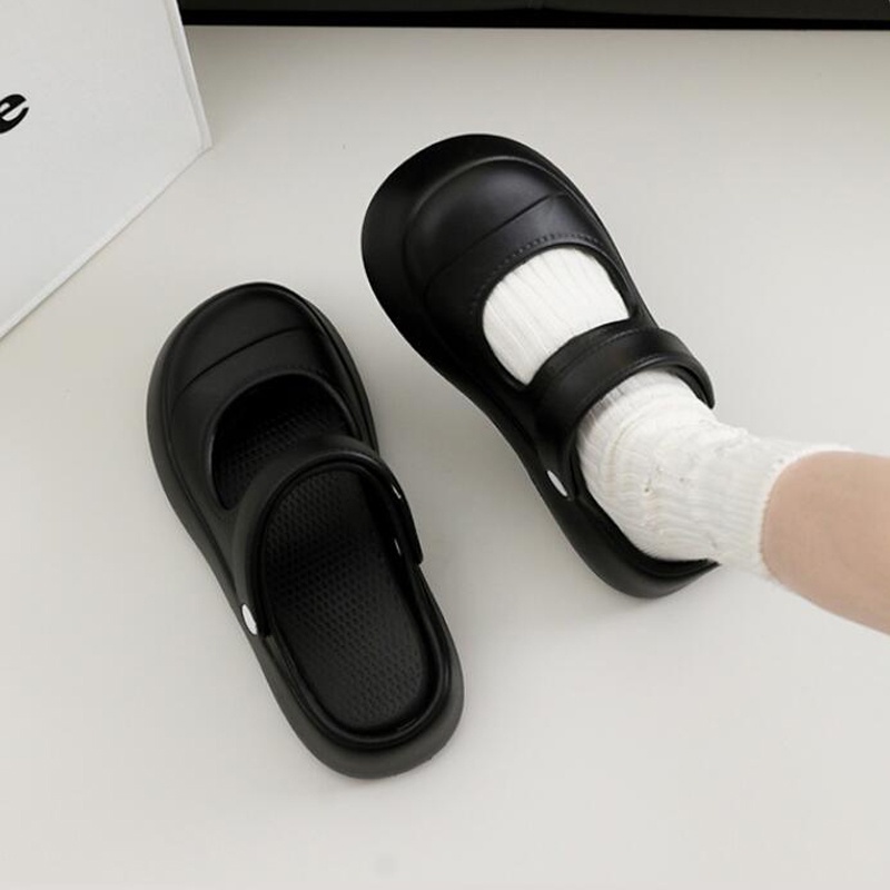 AYUER Xăng đan Đế Dày Thoải Mái Chống Va Chạm Màu Trơn Thích Hợp Đi Biển Trong Nhà Và Ngoài Trời