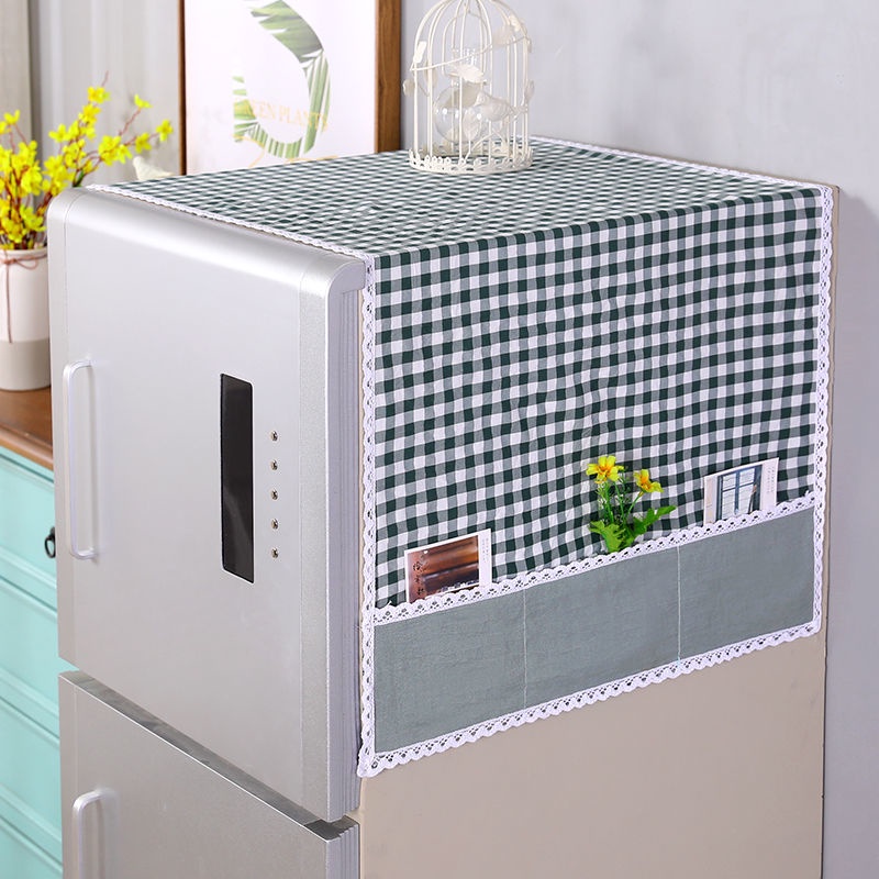 Tấm Phủ Tủ Lạnh Chống Bụi Chống Nắng Hai Cửa Tiện Dụng Ốp